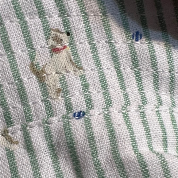 Janie and Jack Green Striped Bucket Hat - Picture 7 of 7